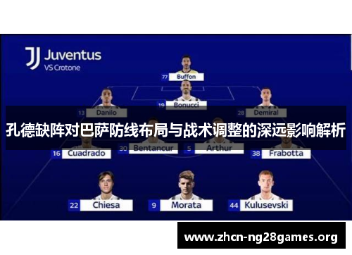 孔德缺阵对巴萨防线布局与战术调整的深远影响解析